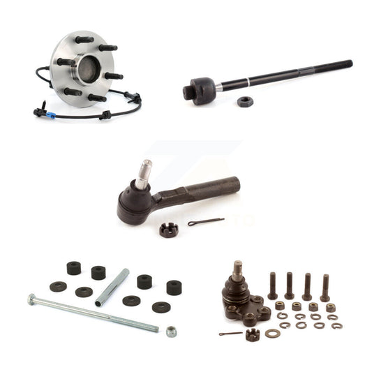 Bearing Lower Ball Joint Tie Rod & Link Front Kit (5Pc) For Chevrolet Silverado