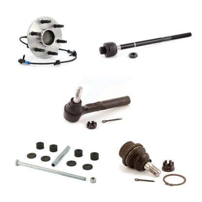 Hub Bearing Lower Ball Joint Tie Rod Link Front Kit (5Pc) For Chevrolet GMC 1500