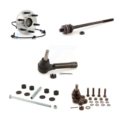 Hub Bearing Lower Ball Joint Tie Rod Link Front Kit (5Pc) For Chevrolet GMC 1500