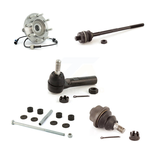 Bearing Lower Ball Joint Tie Rod & Link Front Kit (5Pc) For Chevrolet GMC Sierra