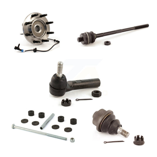 Bearing Lower Ball Joint Tie Rod & Link Front Kit (5Pc) For Chevrolet GMC Sierra