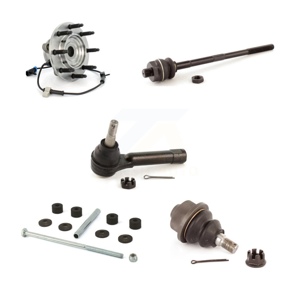 Bearing Lower Ball Joint Tie Rod Link Front Kit (5Pc) For Chevrolet Silverado XL