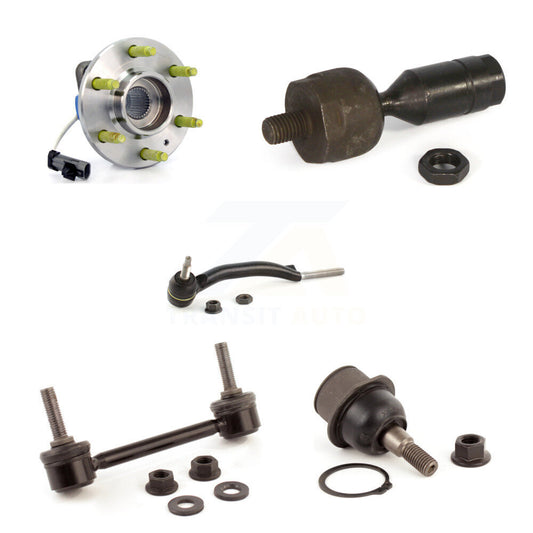 Bearing Lower Ball Joint Tie Rod Link Front Left Kit (5Pc) For Cadillac SRX AWD