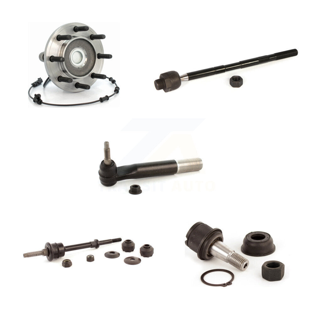 Bearing Lower Ball Joint Tie Rod Sway Bar Link Front Left Kit (5Pc) For Ram 3500