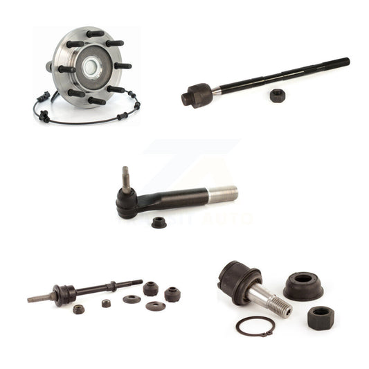 Bearing Lower Ball Joint Tie Rod Sway Bar Link Front Left Kit (5Pc) For Ram 3500
