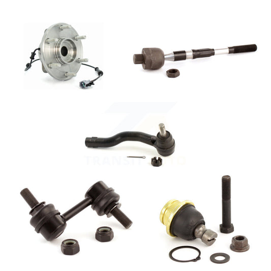 Bearing Lower Ball Joint Tie Rod Link Front Left Kit (5Pc) For Nissan TITAN QX56