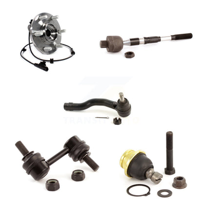 Hub Bearing Lower Ball Joint Tie Rod Link Front Left Kit (5Pc) For INFINITI QX80