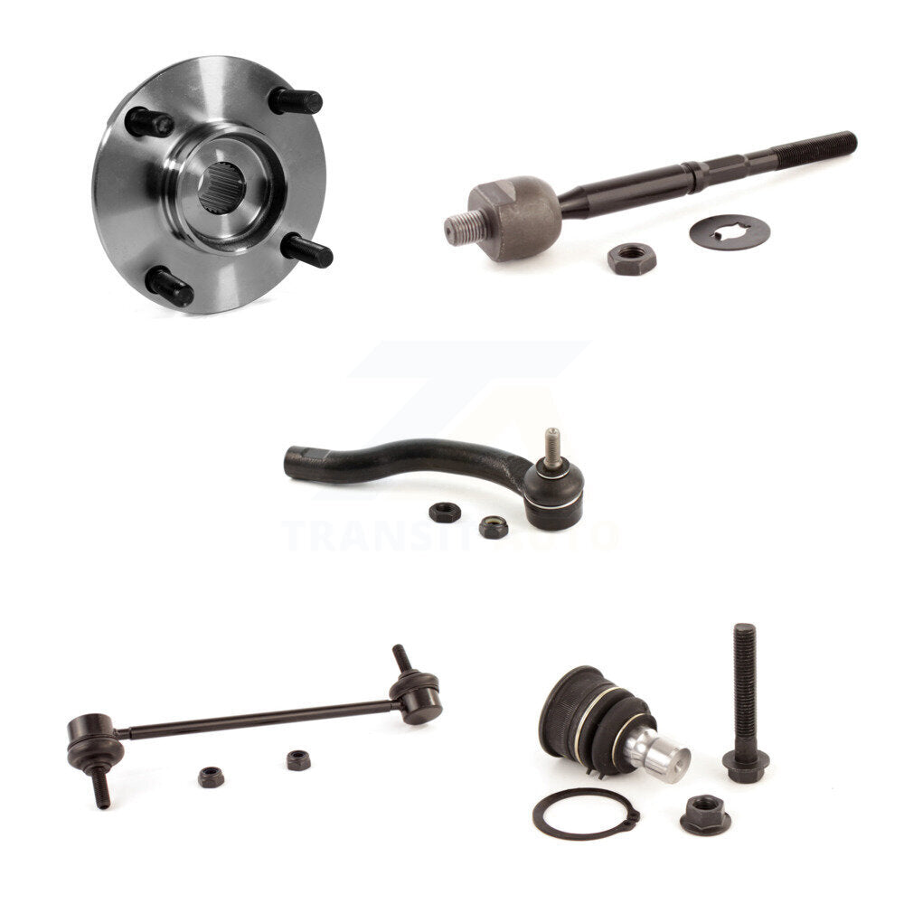 Bearing Lower Ball Joint Tie Rod Link Front Left Kit (5Pc) For Nissan Versa Cube
