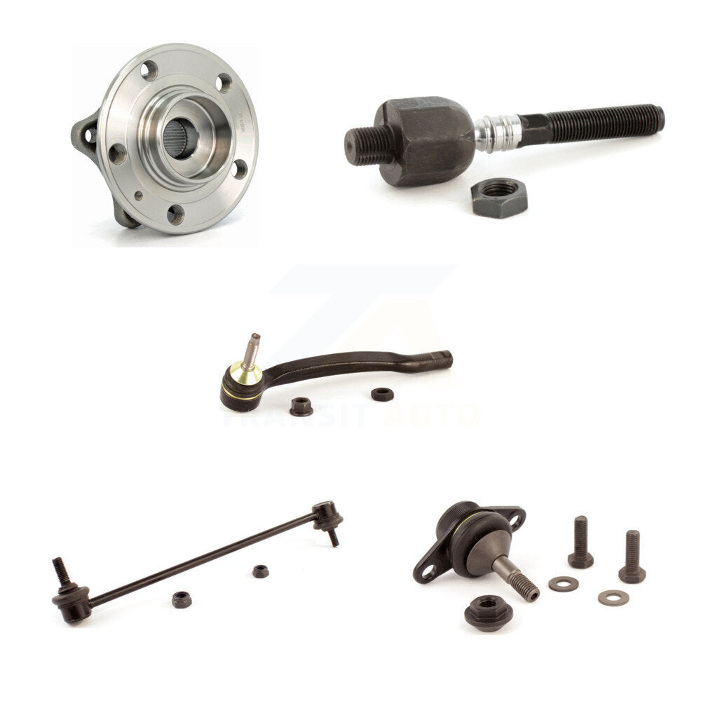 Bearing Lower Ball Joint Tie Rod & Link Front Left Kit (5Pc) For Volvo XC70 V70
