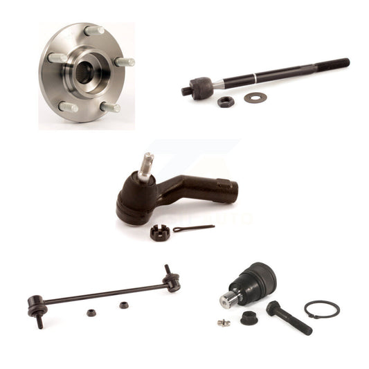 Bearing Lower Ball Joint Tie Rod Sway Bar Link Front Left Kit (5Pc) For Mazda 3
