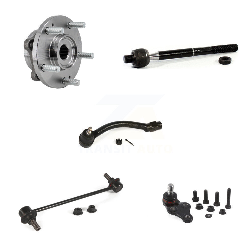 Bearing Lower Ball Joint Tie Rod & Link Front Left Kit (5Pc) For 17-19 Kia Soul