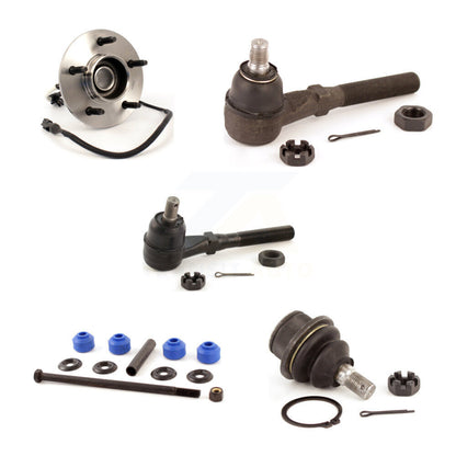 Hub Bearing Lower Ball Joint Tie Rod & Link Front Right Kit (5Pc) For Ford F-150