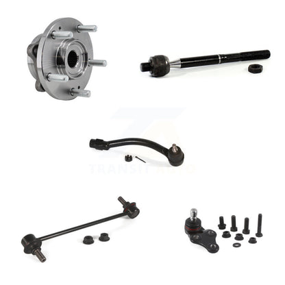 Bearing Lower Ball Joint Tie Rod & Link Front Right Kit (5Pc) For 17-19 Kia Soul