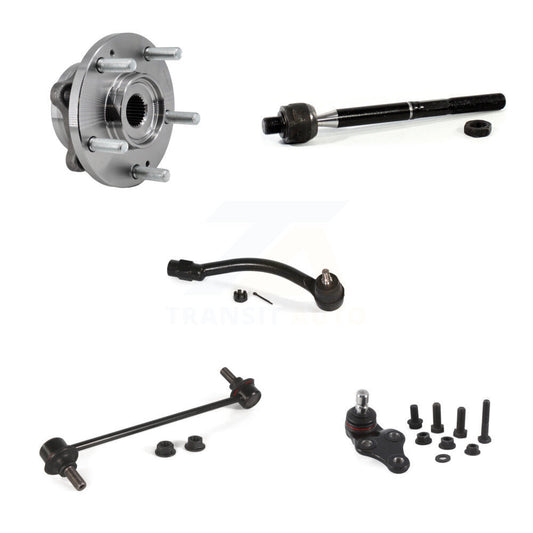 Bearing Lower Ball Joint Tie Rod & Link Front Right Kit (5Pc) For 17-19 Kia Soul