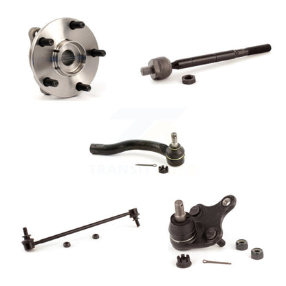 Hub Bearing Lower Ball Joint Tie Rod Link Front Right Kit (5Pc) For Toyota RAV4