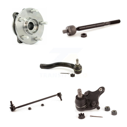 Hub Bearing Lower Ball Joint Tie Rod Link Front Right Kit (5Pc) For Toyota RAV4