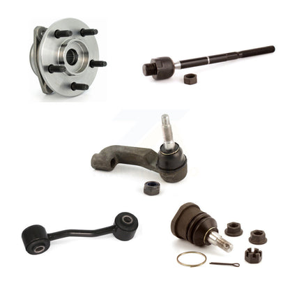 Hub Bearing Lower Ball Joint Tie Rod Link Front Right Kit (5Pc) For Jeep Liberty