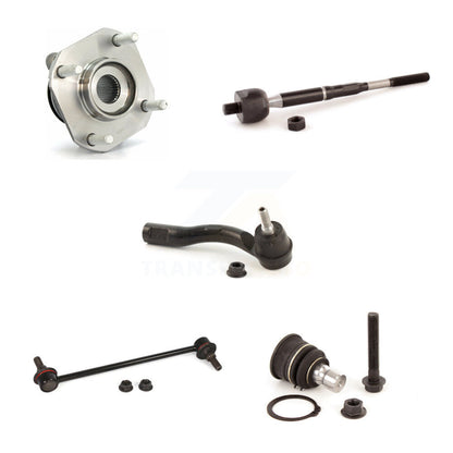Bearing Lower Ball Joint Tie Rod & Link Front Right Kit (5Pc) For Nissan Sentra