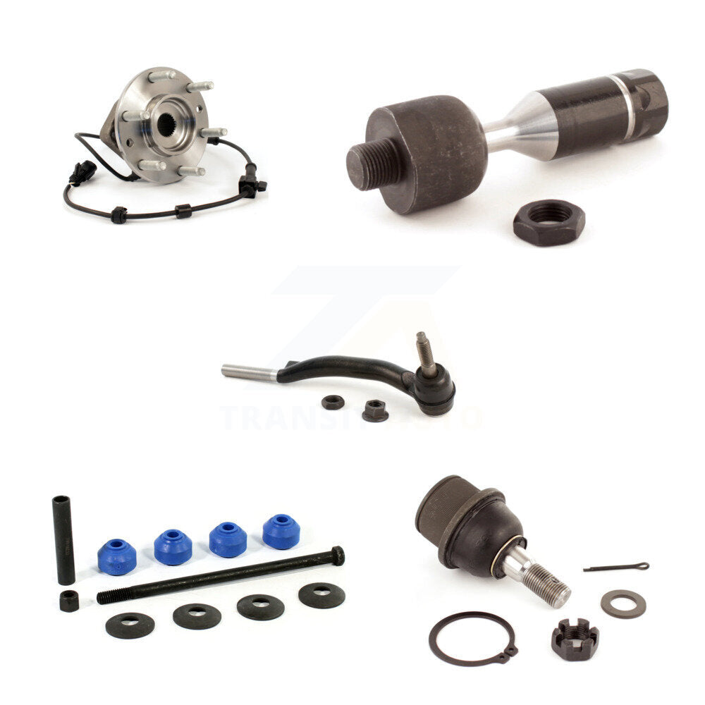 Bearing Lower Ball Joint Tie Rod & Link Front Right Kit (5Pc) For Chevrolet GMC