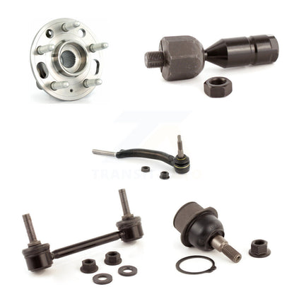 Hub Bearing Lower Ball Joint Tie Rod Link Front Right Kit (5Pc) For Cadillac CTS