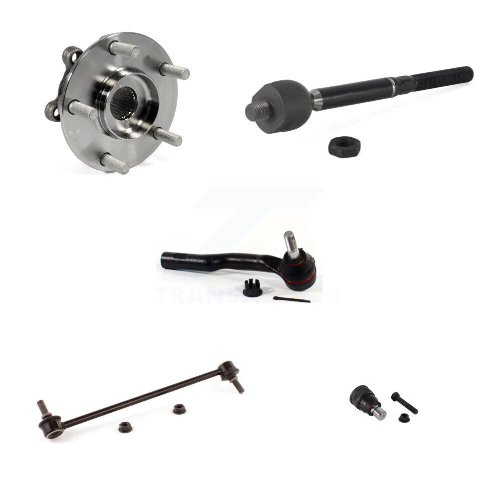 Bearing Lower Ball Joint Tie Rod & Link Front Right Kit (5Pc) For 14-17 Mazda 6