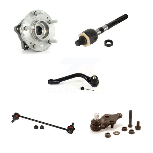 Bearing Lower Ball Joint Tie Rod Link Front Right Kit (5Pc) For Hyundai Santa Fe