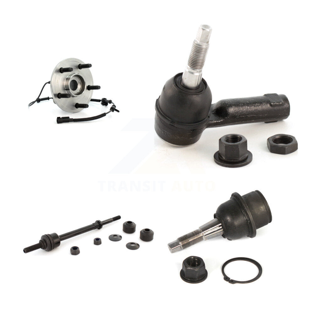 Hub Bearing Lower Ball Joint Outer Tie Rod End Link Front Kit For Dodge Ram 1500