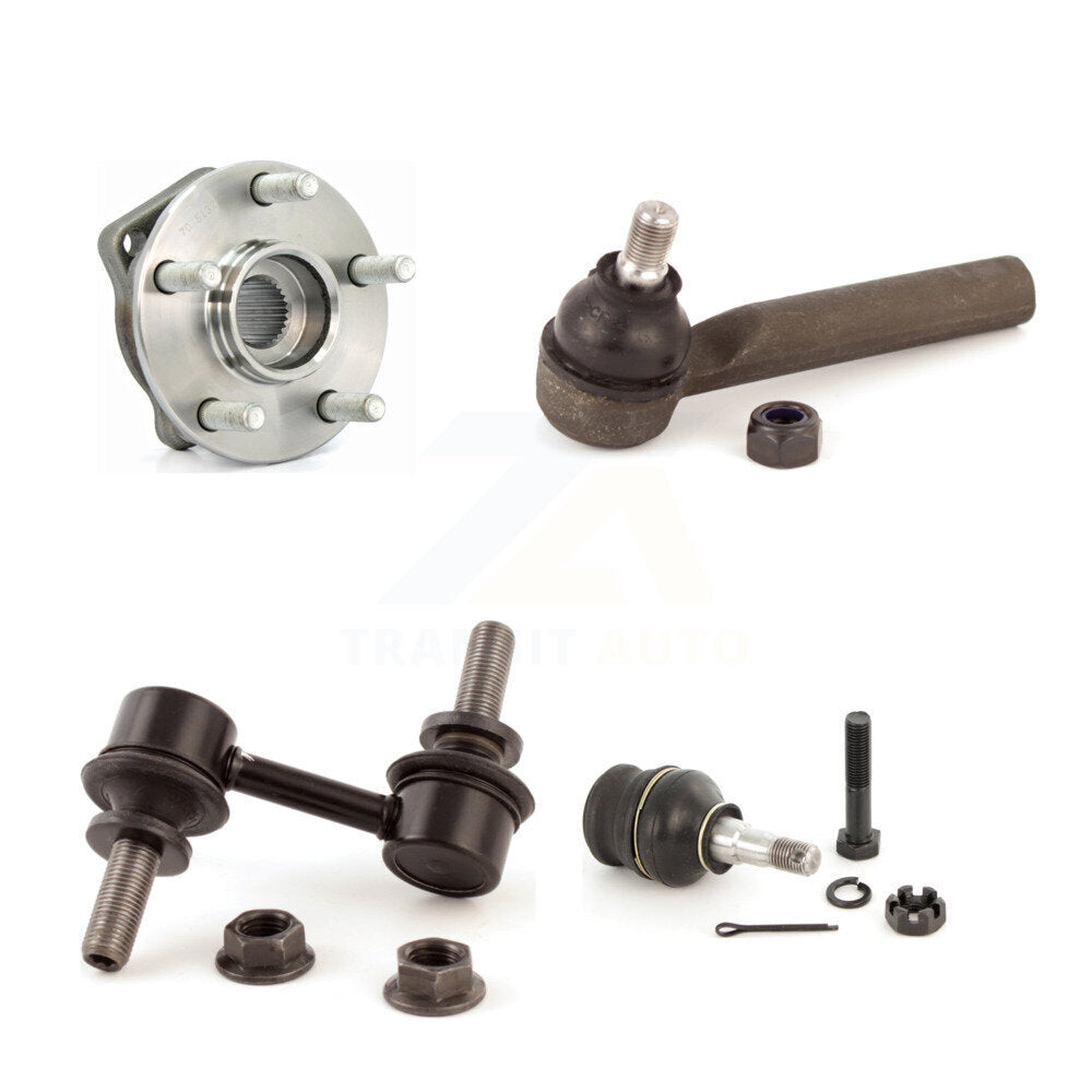 Hub Bearing Lower Ball Joint Outer Tie Rod Link Front Kit For Subaru Outback XV