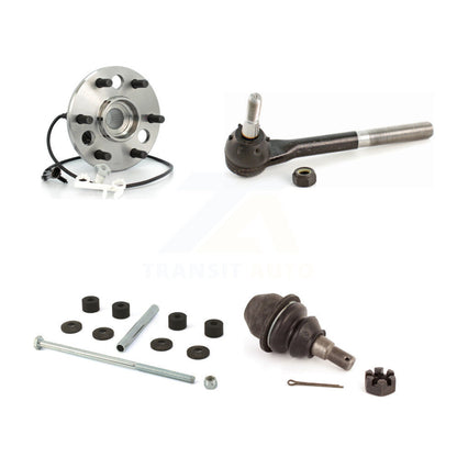 Hub Bearing Lower Ball Joint Outer Tie Rod Link Front Kit For Cadillac Escalade