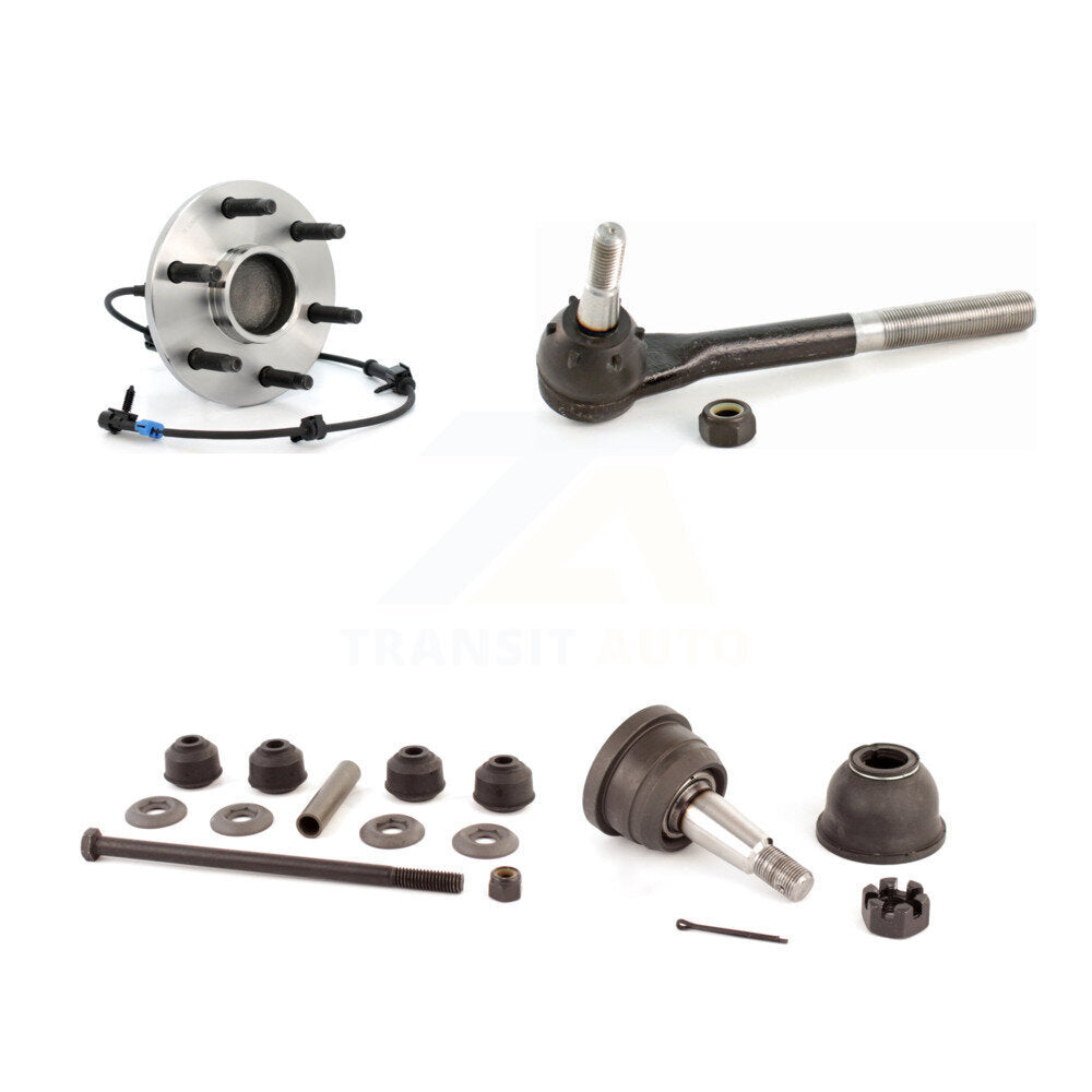 Hub Bearing Lower Ball Joint Outer Tie Rod & Link Front Kit For Chevrolet Tahoe