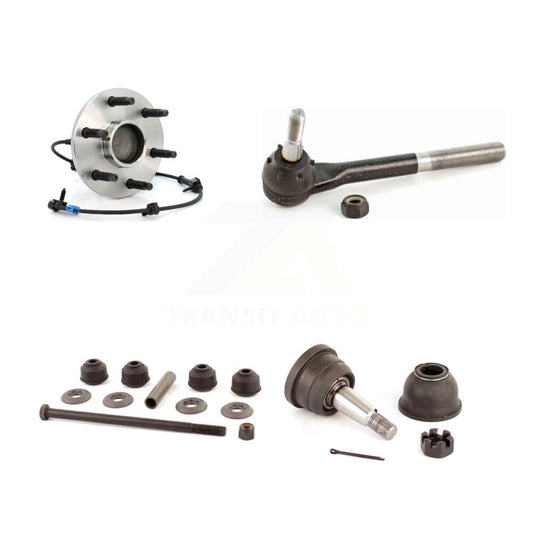Hub Bearing Lower Ball Joint Outer Tie Rod & Link Front Kit For Chevrolet Tahoe