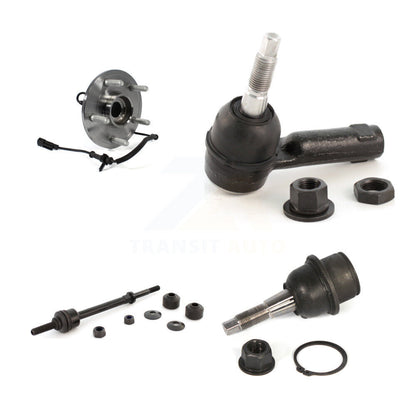 Hub Bearing Lower Ball Joint Outer Tie Rod Link Front Kit For 2012 Ram 1500 4WD