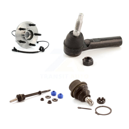 Hub Bearing Lower Ball Joint Outer Tie Rod & Link Front Kit For Dakota Dodge Ram