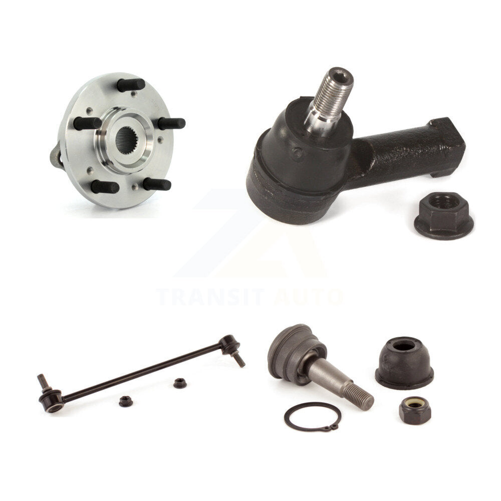Hub Bearing Lower Ball Joint Outer Tie Rod Link Front Kit For Mitsubishi Eclipse