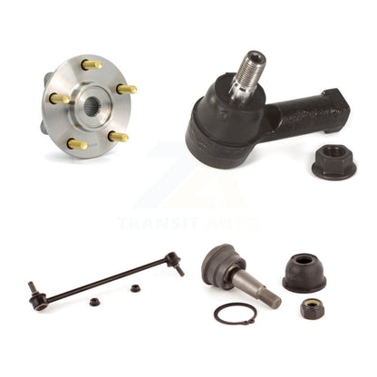 Hub Bearing Lower Ball Joint Outer Tie Rod Link Front Kit For Mitsubishi Galant