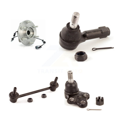 Hub Bearing Lower Ball Joint Outer Tie Rod Link Front Kit For Nissan Pathfinder