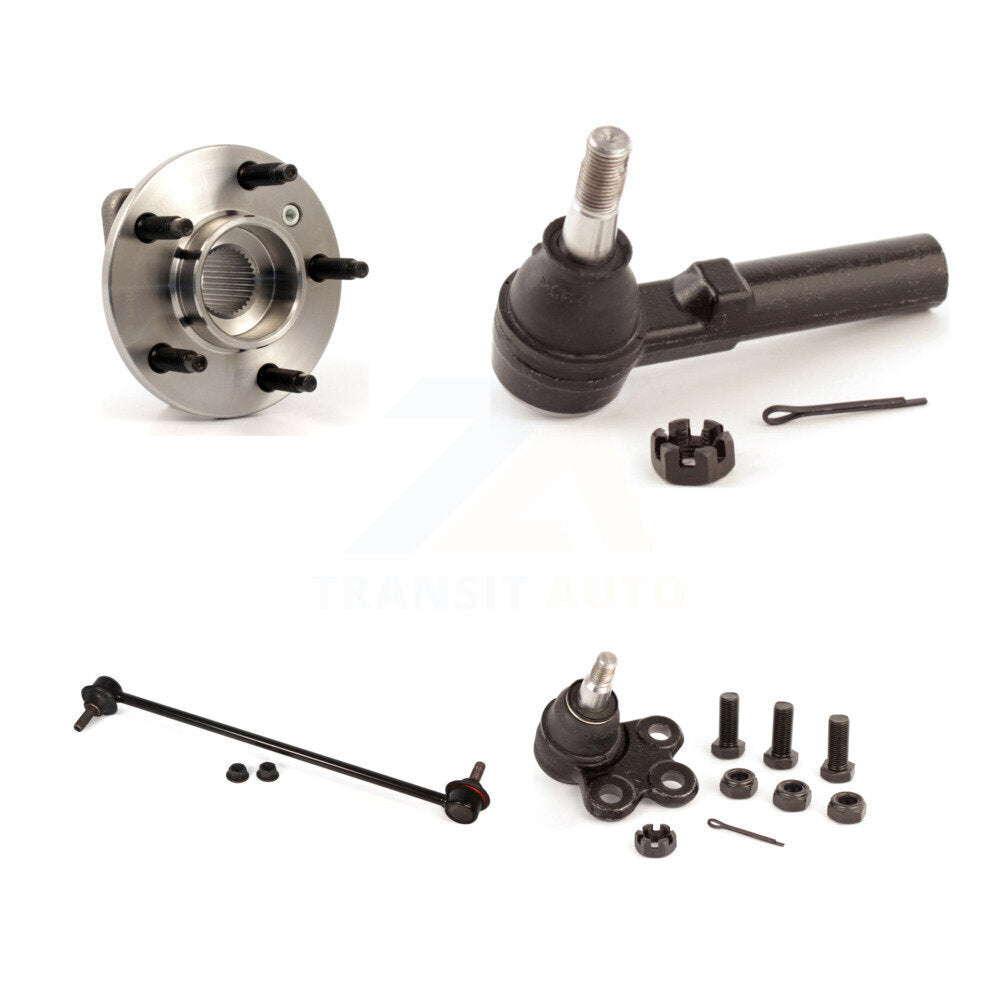 Hub Bearing Lower Ball Joint Outer Tie Rod Link Front Kit For Pontiac Grand Prix