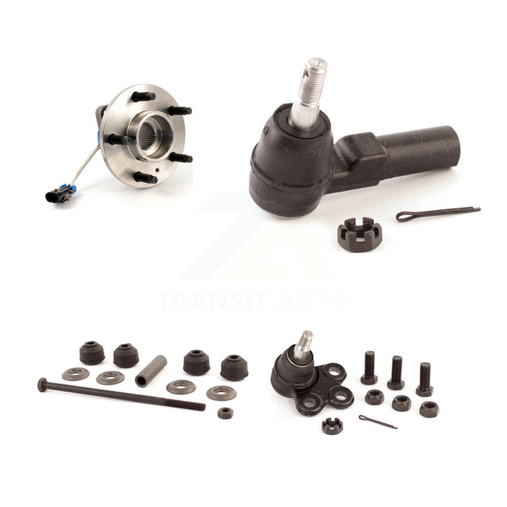 Hub Bearing Lower Ball Joint Outer Tie Rod Link Front Kit For Oldsmobile Aurora