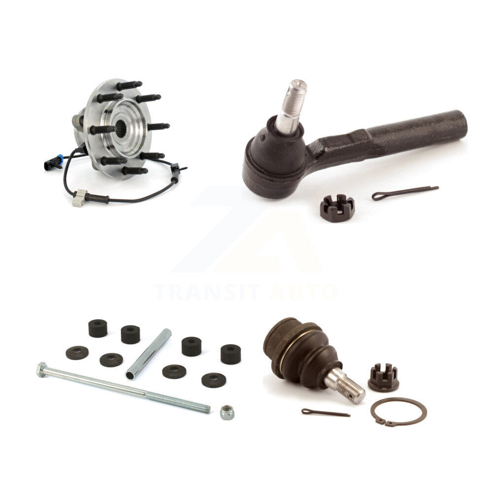 Bearing Lower Ball Joint Outer Tie Rod & Link Front Kit For Chevrolet Silverado