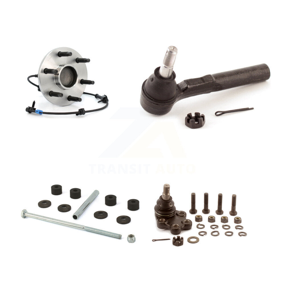Bearing Lower Ball Joint Outer Tie Rod & Link Front Kit For Chevrolet Silverado