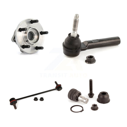 Hub Bearing Lower Ball Joint Outer Tie Rod Link Front Kit For 2009 Dodge Caliber