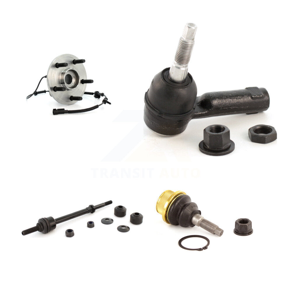 Hub Bearing Lower Ball Joint Outer Tie Rod End Link Front Kit For Dodge Ram 1500
