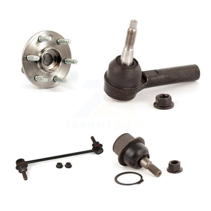 Hub Bearing Lower Ball Joint Outer Tie Rod Link Front Kit For 2010 Cadillac SRX