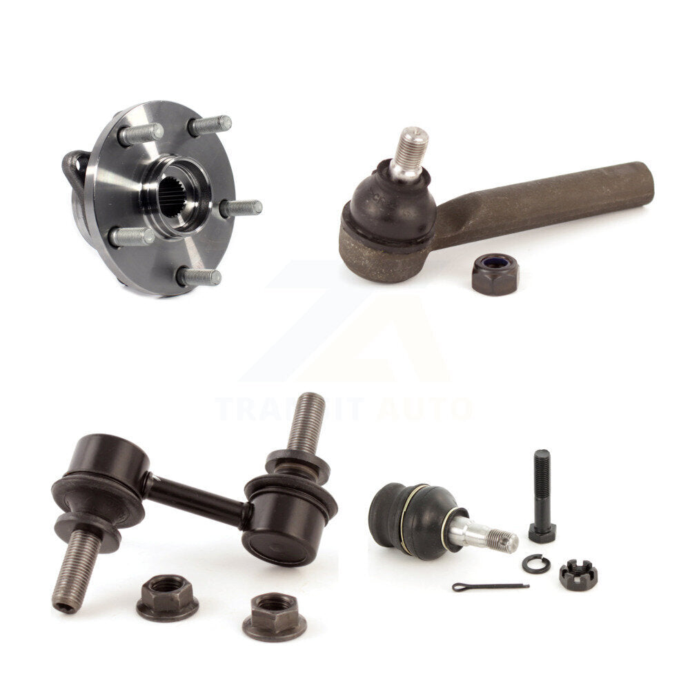 Hub Bearing Lower Ball Joint Outer Tie Rod End Link Front Kit For Subaru WRX STI