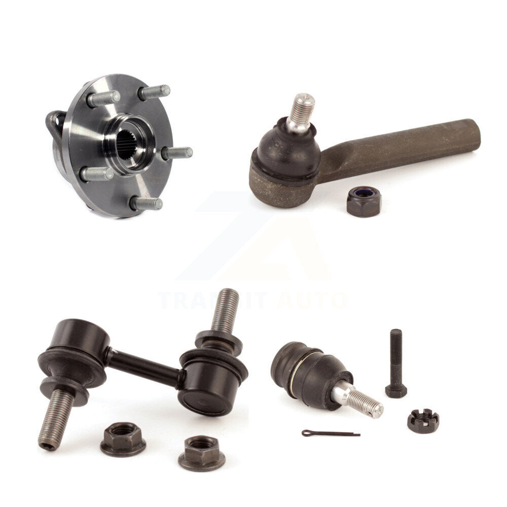 Hub Bearing Lower Ball Joint Outer Tie Rod Link Front Kit For Subaru B9 Tribeca