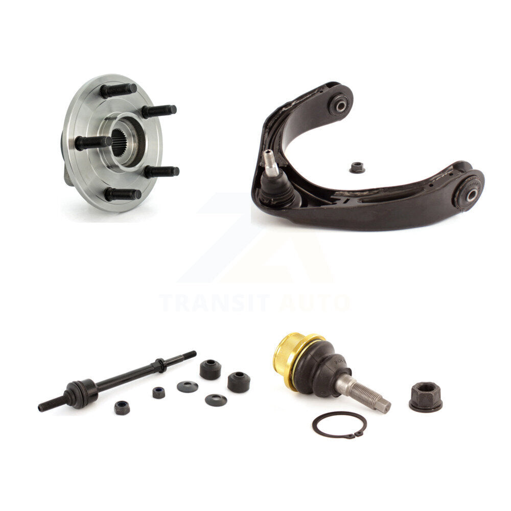 Hub Bearing Lower Ball Joint Upper Arm & Link Front Right Kit For Dodge Ram 1500