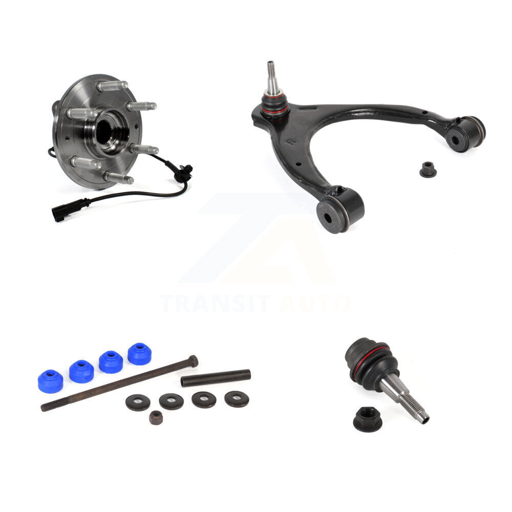 Bearing Lower Ball Joint Upper Control Arm & Link Front Right Kit For GMC Sierra