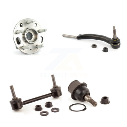 Hub Bearing Lower Ball Joint Outer Tie Rod Link Front Right Kit For Cadillac CTS