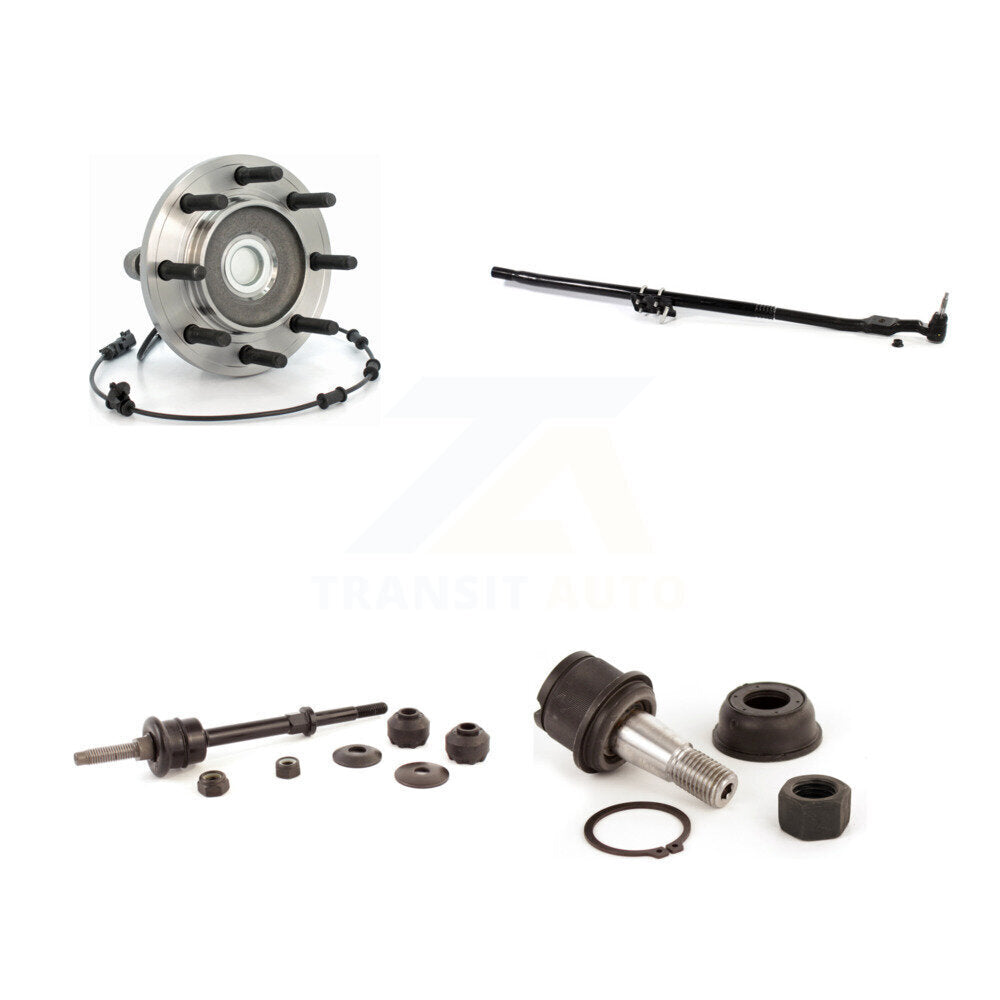 Bearing Lower Ball Joint Outer Tie Rod & Link Front Right Kit For Ram 3500 Dodge