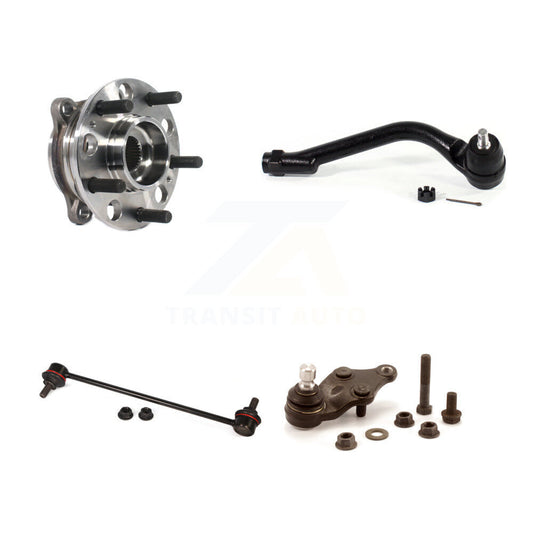 Bearing Lower Ball Joint Outer Tie Rod Link Front Right Kit For Hyundai Santa Fe